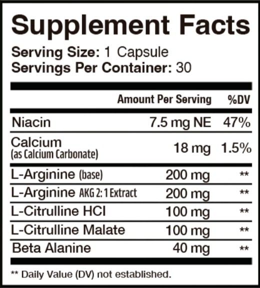 Honey Pezil supplement fact