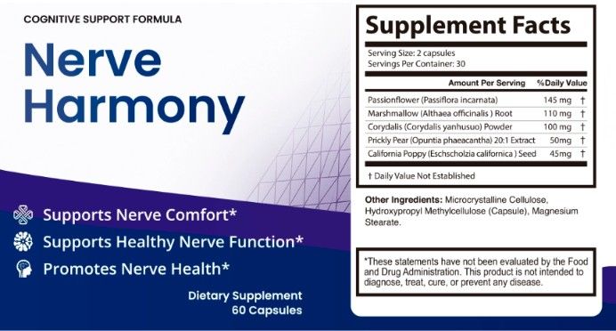 Nerve Harmony Supplement Facts