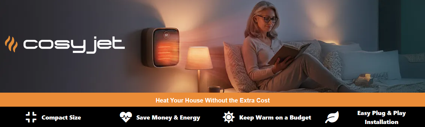 CosyJet Compact Heater Banner